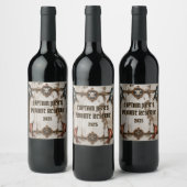 Étiquette pirate personnalisé | Réserve privée du (Bouteilles)