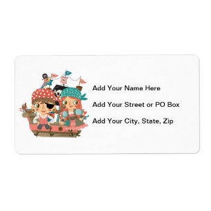 Étiquette Pirates Girly