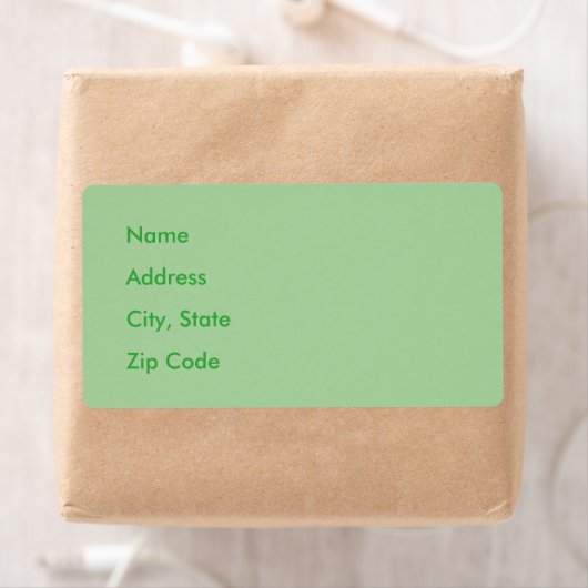 Étiquette Pistachio (En situation)