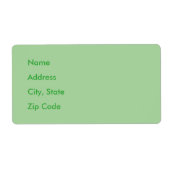 Étiquette Pistachio (Devant)