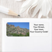 Étiquette Piste Apache historique (En situation)