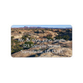 Étiquette Piste Pothotel Point au parc national des Canyonla (Devant)