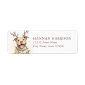 Étiquette Pit Bull Return Address Labels (Devant)