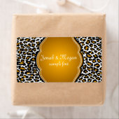 Étiquette PixDezines cheetah /do-it-yourself couleur arrière (En situation)