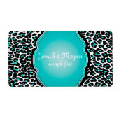 Étiquette PixDezines cheetah /do-it-yourself couleur arrière (Devant)