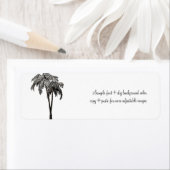 Étiquette PixDezines deux palmiers/do-it-yourself couleur ar (En situation)