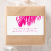 Étiquette PixDezines do-it-yourself couleur ! frondes de pal (En situation)