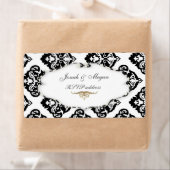 Étiquette PixDezines Felina, Olivia Damask (En situation)