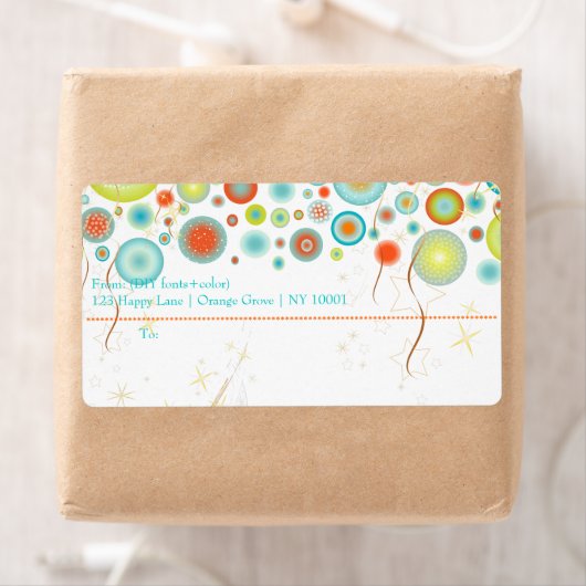 Étiquette PixDezines fêtes de Noël/DIYbackground (En situation)