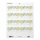 Étiquette PixDezines fêtes de Noël/DIYbackground (Feuille entière)