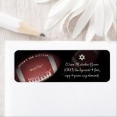 Étiquette ✡ PixDezines Football Bar Mitzvah (En situation)