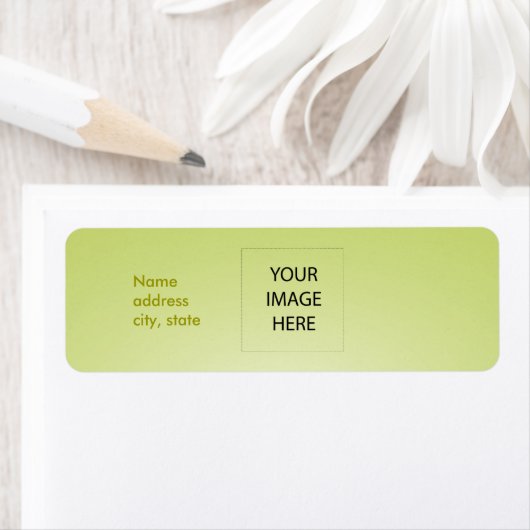 Étiquette PixDezines Lime simple Modèle (En situation)