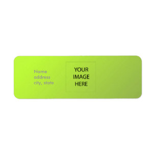 Étiquette PixDezines Lime simple Modèle