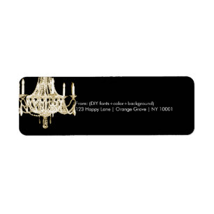 Étiquette PixDezines lustre empire/do-it-yourself arrière -