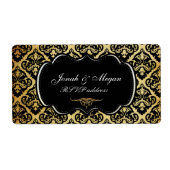 Étiquette PixDezines olivia damask/do-it-yourself couleur ar (Devant)