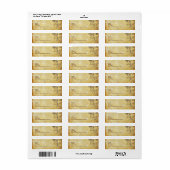 Étiquette PixDezines Vintage Pearly Swirls (Feuille entière)