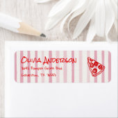 Étiquette Pizza à la main Livraison spéciale Baby shower amu (En situation)