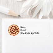 Étiquette Pizza au pepperoni (En situation)