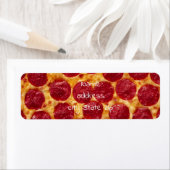 Étiquette pizza pepperonis (En situation)