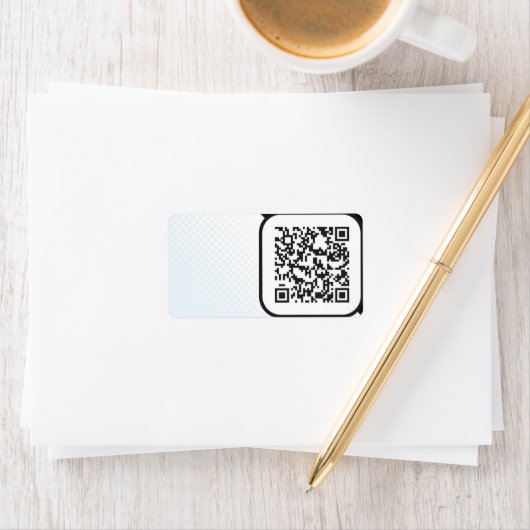 Étiquette Placez votre code QR numérisable sur ces (En situation)