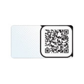 Étiquette Placez votre code QR numérisable sur ces (Devant)
