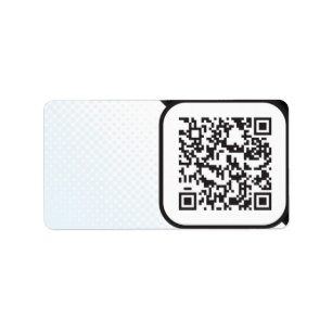 Étiquette Placez votre code QR numérisable sur ces