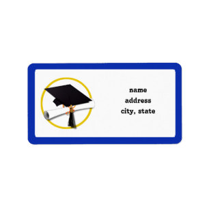Étiquette Plafond de diplôme avec diplôme - Arrière - plan b