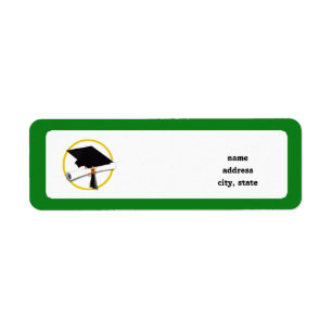 Étiquette Plafond de diplôme avec diplôme - Arrière - plan v