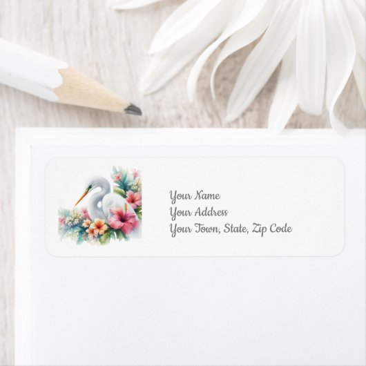 Étiquette Plage côtière de l'île d'Aiguilles tropicales (En situation)