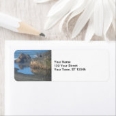 Étiquette Plage côtière de Mendocino (En situation)