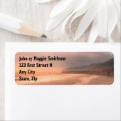 Étiquette Plage Serene Paysage paisible Océan Mer (En situation)