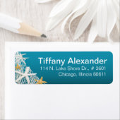 Étiquette Plage Starfish Netting | bleu azur (En situation)