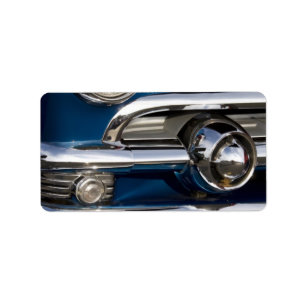 Étiquette Plan rapproché classique de chrome de voiture