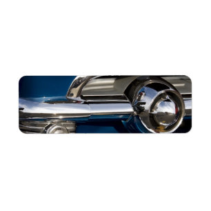 Étiquette Plan rapproché classique de chrome de voiture