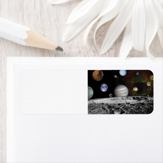 Étiquette Planets du système solaire (En situation)