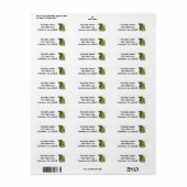 Étiquette Plantes (Feuille entière)