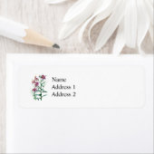 Étiquette Plantes de lys Stargazer (En situation)