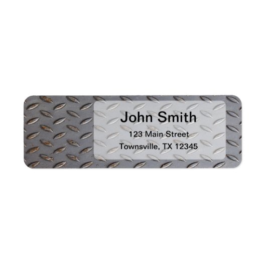 Étiquette Plaque (Devant)