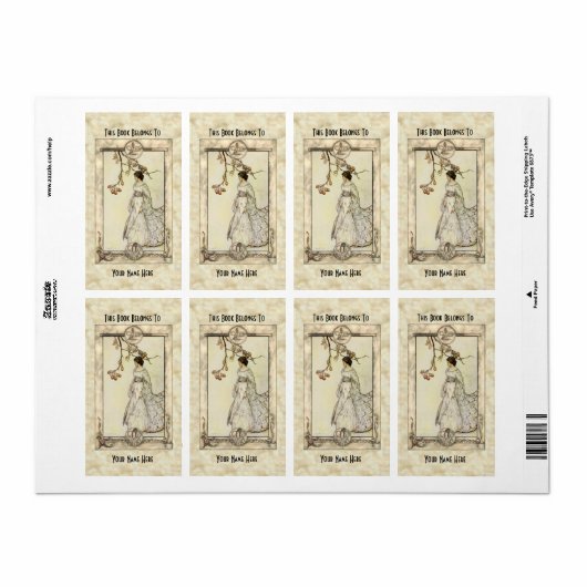 Étiquette Plaque (Feuille entière)