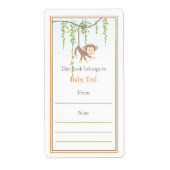 Étiquette Plaque clé (Devant)