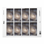 Étiquette Plaque de bibliothèque Galaxy (Feuille entière)