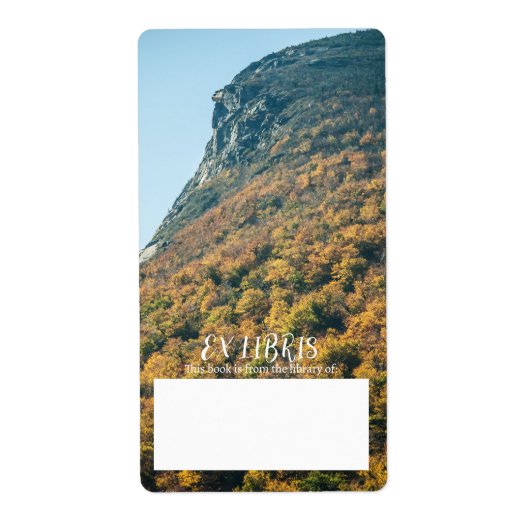 Étiquette Plaque de couverture d'automne (Devant)