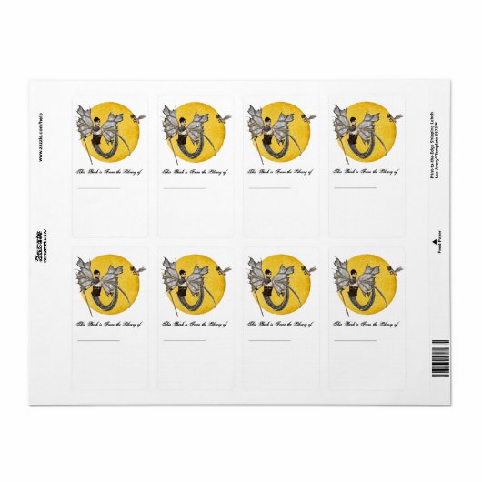 Étiquette Plaque de déesse Dragon (Feuille entière)