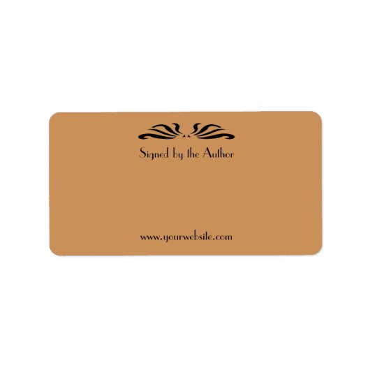 Étiquette Plaque de l'auteur signée par l'auteur Antique Swi (Devant)