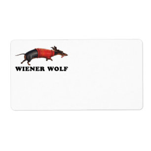 Étiquette Plaque de livre Wolf Wiener