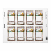 Étiquette Plaque de livres Jungle Buddies (Feuille entière)