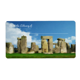 Étiquette Plaque d'emballage Stonehenge