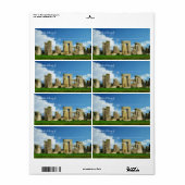 Étiquette Plaque d'emballage Stonehenge (Feuille entière)