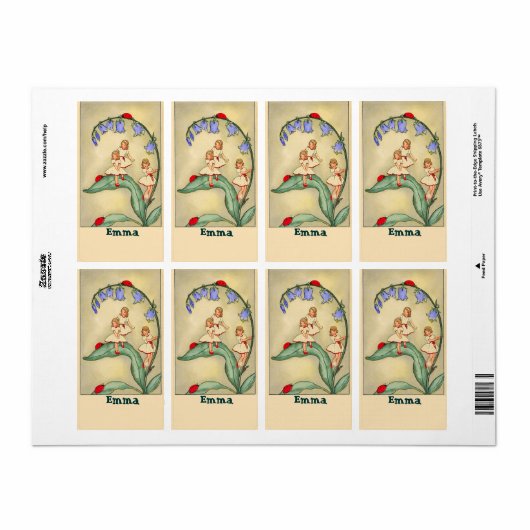 Étiquette Plaque d'identification /Stickers Plaque d'enregis (Feuille entière)