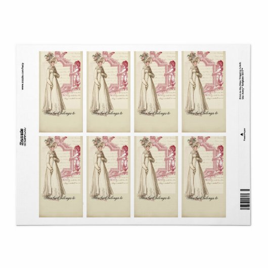 Étiquette Plaque Henrietta (Feuille entière)